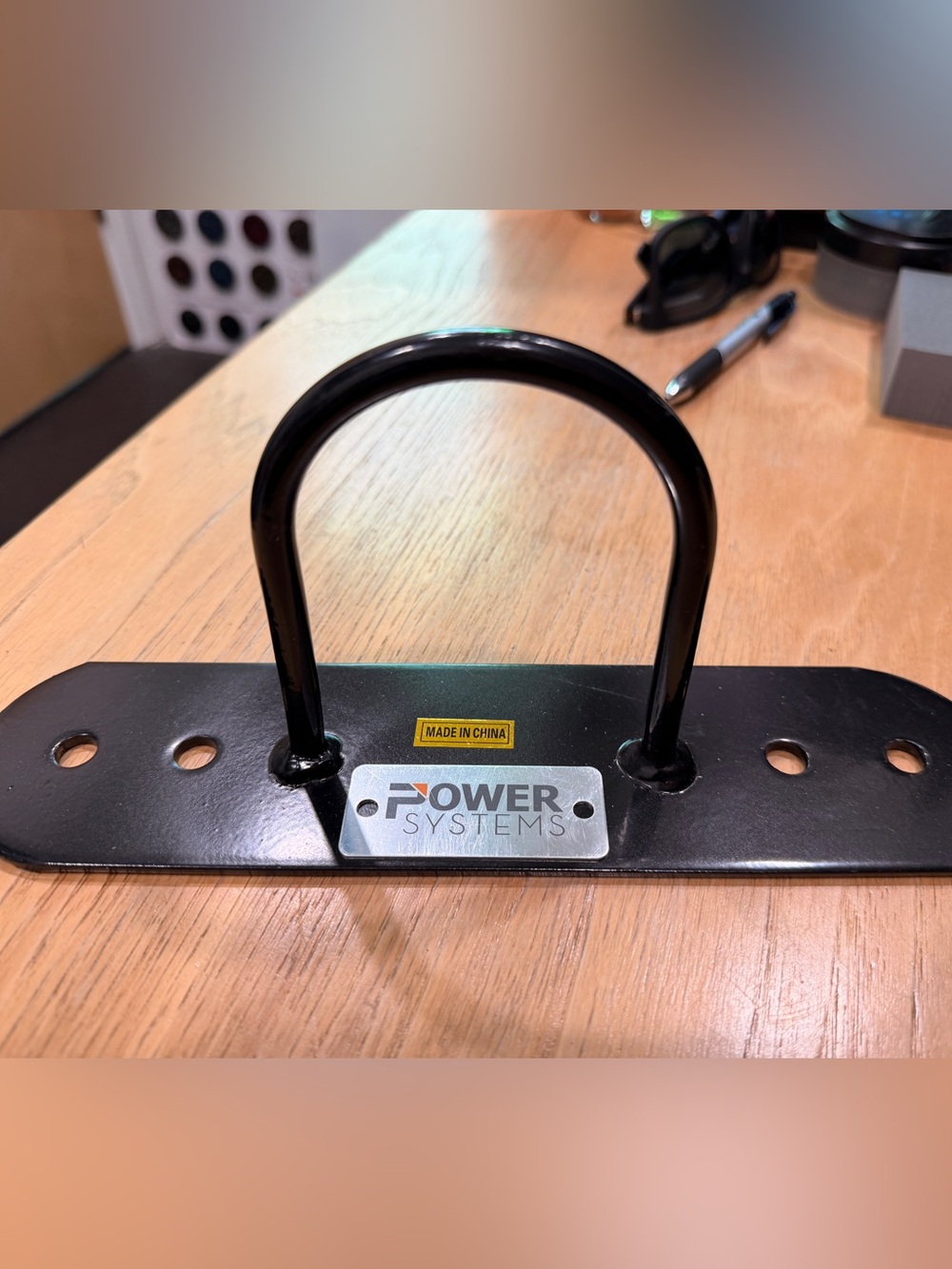 Steel Battle Rope Anchor Kit by Power Systems is a heavy-duty multipurpose floor